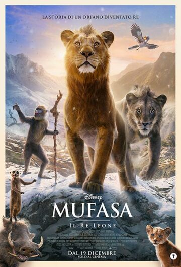 Locandina MUFASA – IL RE LEONE